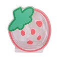 thumbnail image 1 of koolsoo Multifunctional Pen Holder Stand Desktop Organizer Acrylic Cosmetics Storage Box Strawberry, 1 of 9