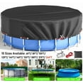 thumbnail image 1 of SHELTUSE Cubierta Redonda para Piscina de 24 Pies Cubierta Solar para Piscina Redonda Oxford sobre el Suelo con Cuerda de Acero para Piscinas sobre el Suelo, Cubierta para Piscina sobre el Suelo, Cubierta para Piscina de Invierno, Negro, 1 of 8