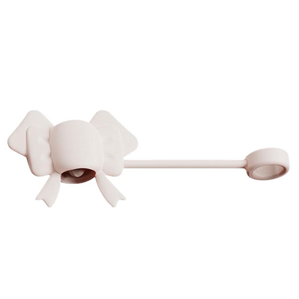 EZLIFE Lindo tapón antipolvo con forma de paja de moño, accesorio para taza, tapón antipolvo de calidad alimentaria, paja nueva