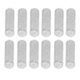 thumbnail image 2 of 12 Pcs Remplacement Aimant pour Guitare Électrique Colonnes Magnétiques en Métal Argent, 2 of 14