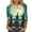 Blue#mock neck 3/4 sleeve tops for women, variant on Witch Halloween Shirts for Women Fall 3/4 Sleeve Crew Neck Graphic Tees Shirt Funny Holiday Party Tops Blouses Multicolor,M