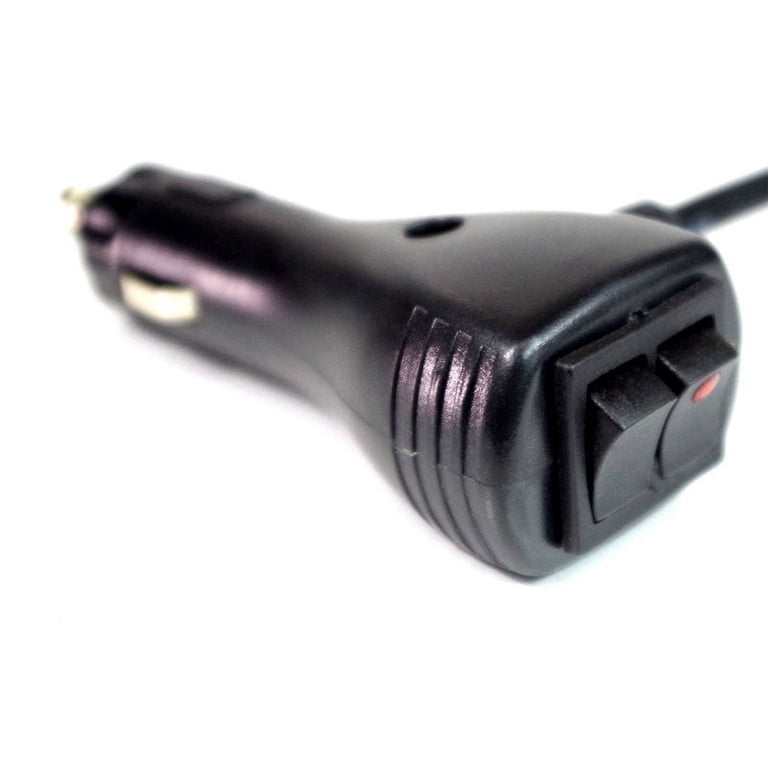 10Ft Cigarette Lighter Socket Plug w/ Changing Pattern &On Off Toggle  Switch 12V