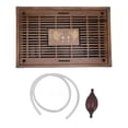thumbnail image 3 of Storage Tea Tray, Safe Tea Tray Drainage Wear Resistance  For Home Type A Light Black,Type B,Type C,Type D, 3 of 8