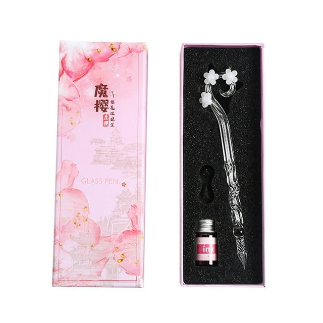 Glass Dip Pen Calligraphy Glass Dip Pen Ink Set Calligraphy Glass Dip Pen Ink Set Ink Pen Refills