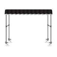 thumbnail image 1 of Canopy de toldo de carro múltiples reemplazo rápido de reemplazo no tornillo de protección ar negro, 1 of 8