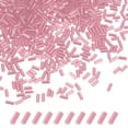 thumbnail image 1 of Uxcell 1800-Pack Cuentas Bugle, Cuentas de Vidrio de Tubo de Bordado de 2x4mm para Manualidades DIY/Pulseras/Collares Rosa Coreano, 1 of 7
