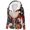 Multicolor christmas flannel hoodie women a4, variant on thefmos Women's Hooded Christmas Print Flannel Sweatshirt Zip Up Solid Color Long Sleeve Casual Outerwear Fashion Fall Winter Clothes, Multicolor XL
