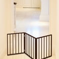 thumbnail image 4 of Foldable, Free-Standing Wooden Pet Gate by PETMAKER, 4 of 5