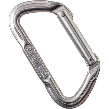 Removable Carabiner - Omega Pacific Lite D Bright Carabiner