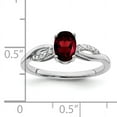 thumbnail image 2 of Primal Gold 14 Karat White Gold Garnet and Diamond Ring, 2 of 5
