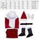thumbnail image 2 of Naiovety Disfraz de Papá Noel de Navidad para cosplay para fiestas y disfraces de Navidad para adultos. Ropa De Papá Noel Kits de decoración para fiestas S, 2 of 6