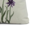 thumbnail image 2 of Simply Daisy, 20" x 20" Daffodils Outdoor Pillow, Purple, 2 of 2