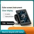 thumbnail image 4 of Ebike Display T5S 24-72V Color Screen LCD Instrument Intelligent Electric Bicycle Meter Waterproof Joint, 4 of 8