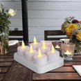 thumbnail image 4 of Rechargeable Tea Lights Flameless Candles With Remote Led Candles With Timer Battery Operated Candles For Home Decor Flameless Centerpiece Table Dec, 4 of 5