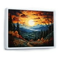 thumbnail image 2 of Designart "Forest Majestic Reverie painting" Landscapes Floater Framed Canvas Wall Art, 2 of 7