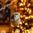 thumbnail image 3 of HomeDM Christmas Tree Decorations Animal Ornaments 2D Flat Acrylic Hanging Pendant for Christmas Tree Holiday Party Home Decor, 3 of 5