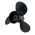 thumbnail image 3 of Boat Propeller 9.9x12 for Mercury Outboard 20-25HP Aluminum 10 Tooth OEM NO:48-19639A40 9 7/8x12, 3 of 5