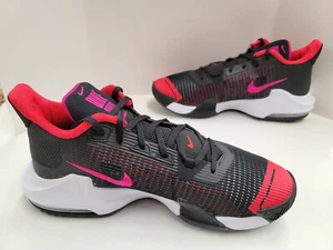 Mens Nike Basketball AIR MAX IMPACT 3 Black Siren Red Pink  display picture 1