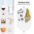 thumbnail image 6 of Naloa Gnome Sweet Honey Leather Coasters for Drinks, Durable Drink Coasters 4 Set for Tabletop Protection, Luxurious Home Décor and Housewarming Gift ( {designName})Octagon, 6 of 6