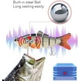 thumbnail image 4 of Leurres de Pêche pour Truites Basses 97mm Multi Joints Swimbaits Slow Swing Bionic Nage Basse Leurres de Pêche Réalistes pour les Kits de Pêche d'Eau Douce d'Eau Salée Leurres de Pêche, 3 Pack (Pack de 3-C), 4 of 7