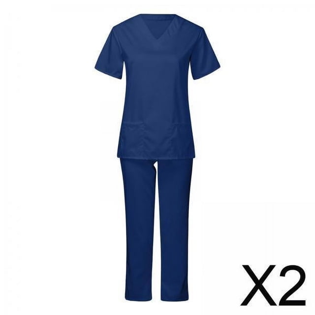 Conjunto de uniformes médicos para mujer,Conjunto de uniformes de enfermería,conjunto de uniformes médicos, pantalones elásticos de manga corta,Conjunto de uniforme de