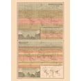 thumbnail image 2 of Black 11x14 Gold Ornate Wood Framed with Double Matting Museum Art Print Titled - Zoological Chart World - Black 1867, 2 of 4