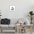 thumbnail image 3 of Stupell Industries Minimal Penguins Cuddling Animals & Insects Painting Gray Framed Art Print Wall Art, 12 x 12, 3 of 9