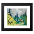 thumbnail image 2 of Heinrich Nauen 14x12 Black Modern Framed Museum Art Print Titled - Park Dilborn (1925-1930), 2 of 5