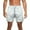 White, variant on DDAPJ pyju Camo Shorts for Men Elastic Waist Drawstring Casual Athletic Shorts Lightweight Gym Workout Shorts Running Basketball Shorts with Pockets White L