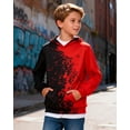thumbnail image 2 of Lanbubble Boys' 3D Graphic Pullover Hoodie Long Sleeve Hooded Sweatshirt with Kangaroo Pocket Sizes 7-14Y, 2 of 7