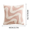 thumbnail image 4 of XWSHYW Almohadas y Fundas Funda de Almohada de Terciopelo con Copos de Nieve, Funda de Almohada de Felpa para Sofá de Oficina, Funda de Cojín Geométrico, Funda de Almohada para Cabecera de Hogar, 4 of 7
