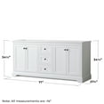 thumbnail image 6 of Wyndham Collection Wcv232372dcxsxxm70 Avery 72" Double Free Standing Vanity Cabinet -, 6 of 7