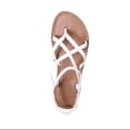 thumbnail image 2 of Women's Wide Width Flat Sandals, Flip Flop Casual Strapy Sandals on Summer Beach Shoes for Women., 2 of 9