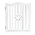 thumbnail image 4 of Trimate Wooden Free Standing Pet Gate for Small Dogs and Cats, White, 4 of 12