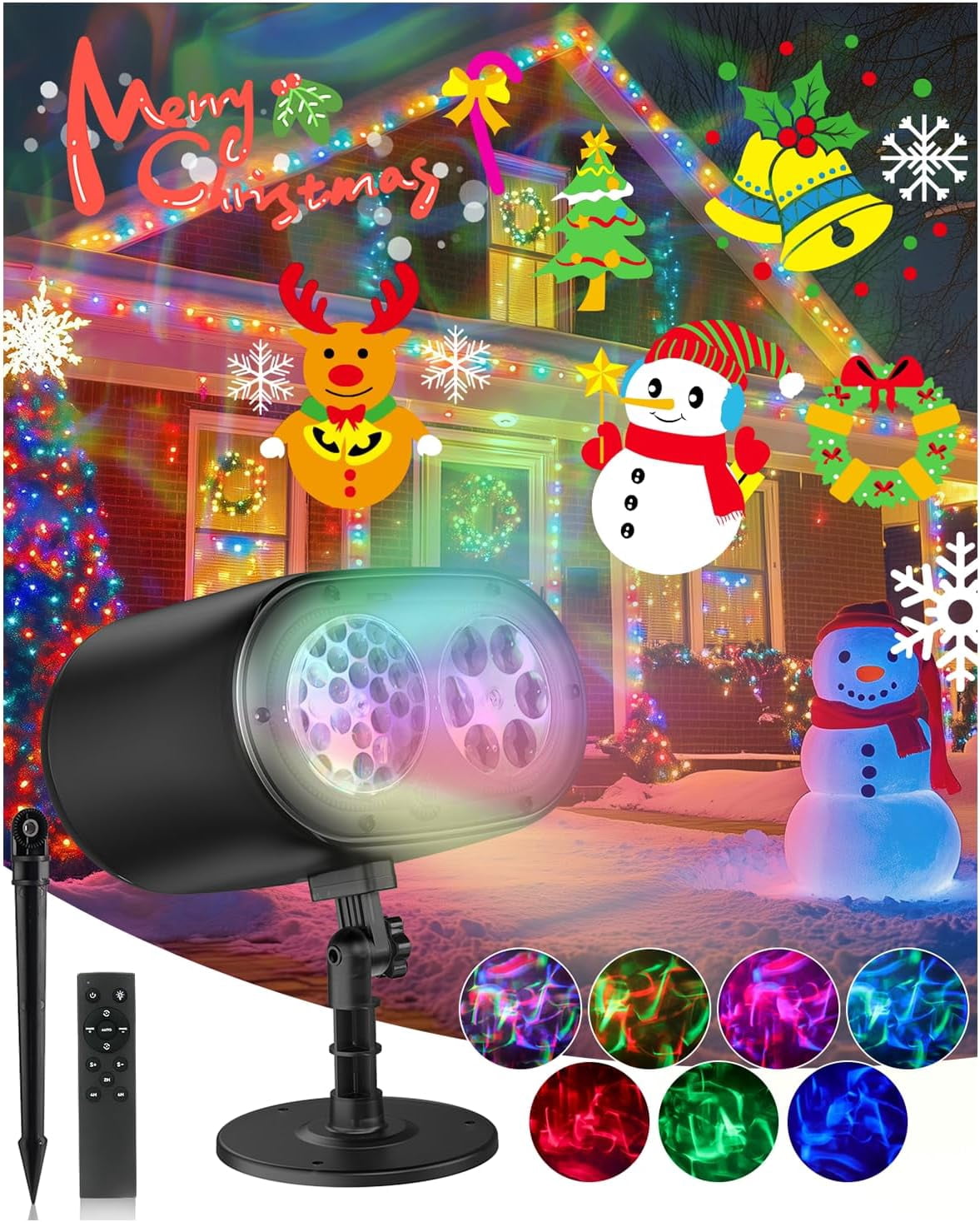 Disney Mickey Mouse Cascading Lights LED Projection Spotlight