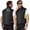 Black, variant on Japanese Air Conditioned Jacket, Japanese Fan Jacket, Cooling Vest with Fans for Men & Women
