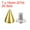 Gold Tone, variant on 20 Sets Cone Spikes Studs 7x10mm Studs and Spike Screw Back Rivet Rose Red