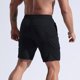 thumbnail image 5 of pstuiky Pantalones cortos de gimnasio para hombre, Pantalones cortos deportivos casuales de moda para hombre, con bolsillos laterales elásticos y cintura media. Pantalones cortos de entrenamiento, 5 of 6