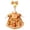 A002, variant on Fall Porch Goose Outfit for 23" Goose, Rustic Dress with Hat Thanksgiving's Day Porch Goose Fall Outfit for Lawn Patio Yard Outdoor Decor
