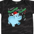 thumbnail image 4 of Inktastic I Want a Hippopotamus for Christmas Hippo in Santa Hat Boys or Girls Baby Bodysuit, 4 of 5