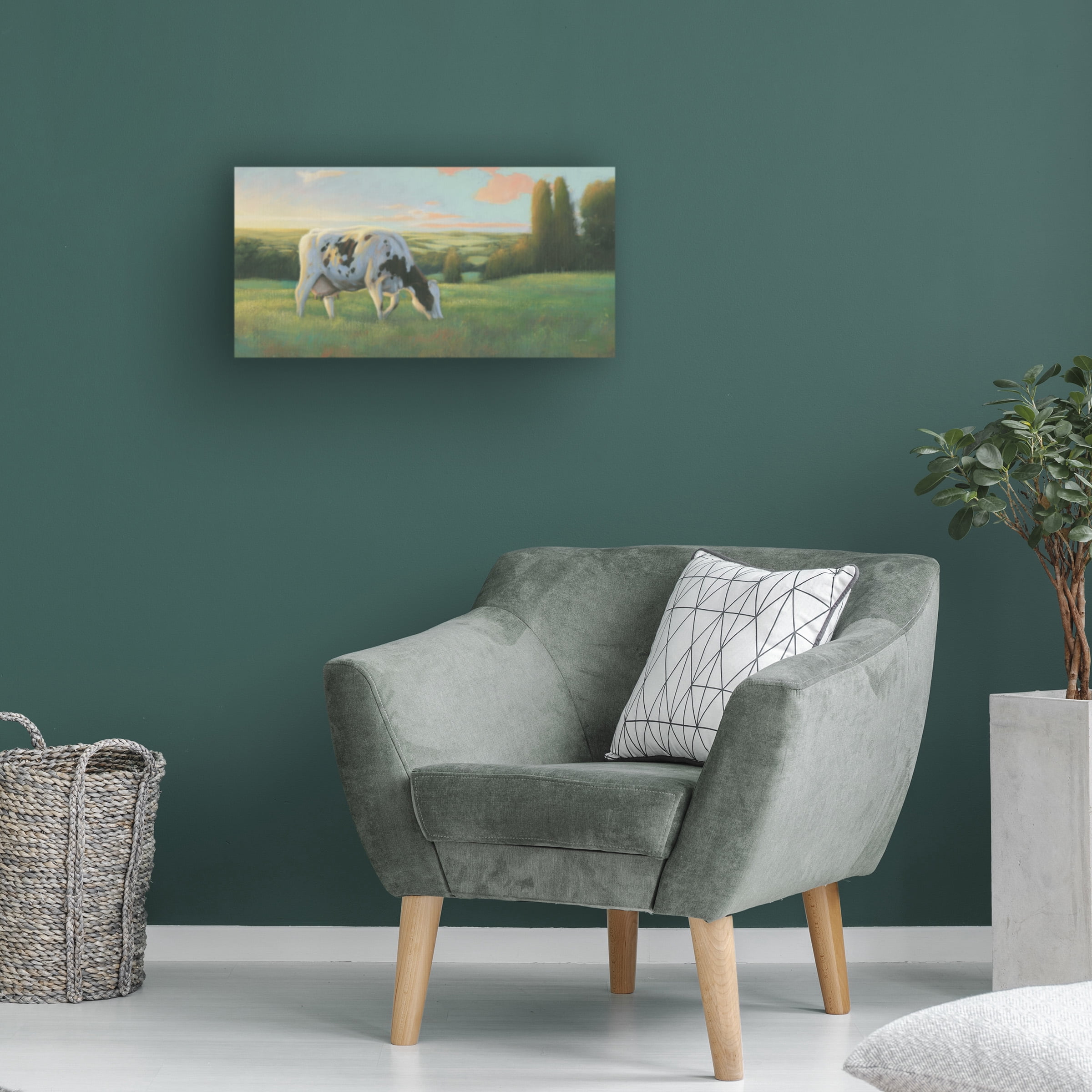 James Wiens 'Farm Life I' Canvas Art