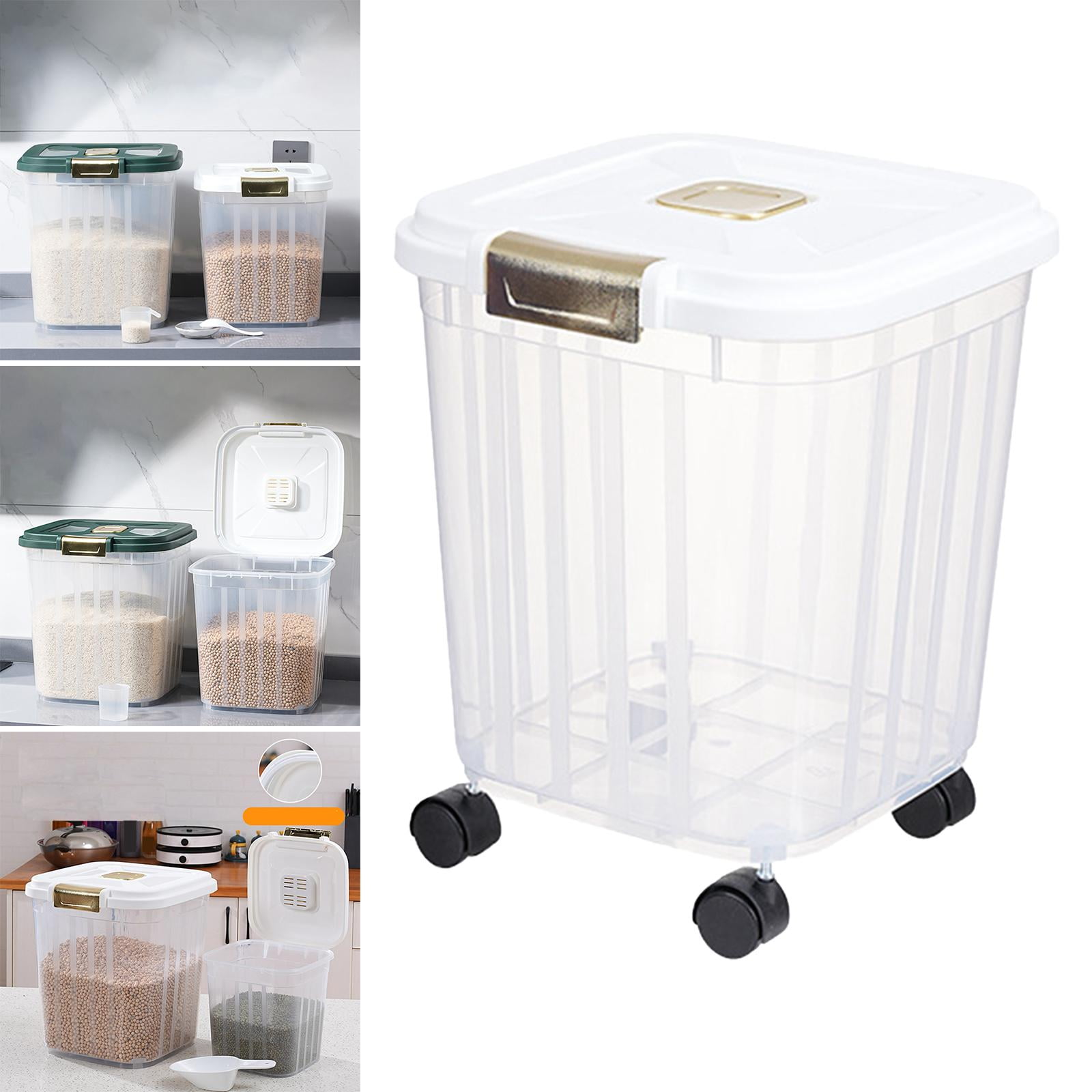 Rice Storage Container, Rice Storage Bin, Multipurpose Cereal Container