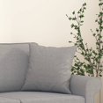 thumbnail image 3 of vidaXL Throw Pillows 2 pcs Light Grey 40x40 cm Fabric, 3 of 5