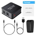 thumbnail image 7 of Digital Optical Audio 1X3 Splitter,Digital SPDIF TOSLINK Optical Fiber Audio Splitter,1 in 3 Out, for Blue-Ray DVD HDTV,1 * Digital Optical Audio Splitter 1 * Optical Cable 1 * USB cable,black, 7 of 7