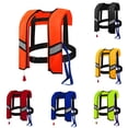 thumbnail image 2 of Inflatable Life Vest, Inflatable Life Jacket, Adult Life Vest, Quick Release Buckle, Adjustable Straps, Reflective Panels, Blue Outer Shell, No Gas Cylinder Included, Open Water, 2 of 6