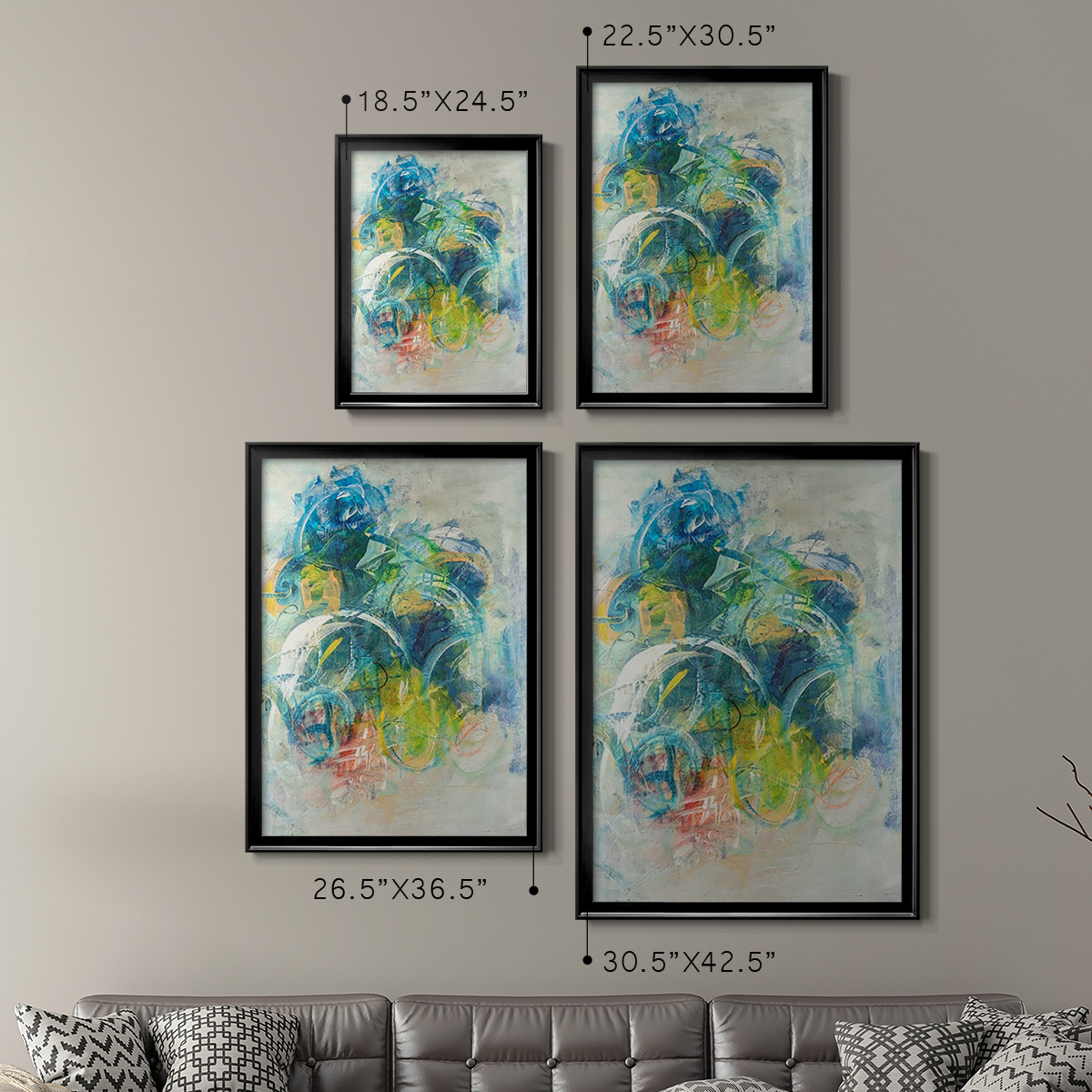 Silent Energy I Premium Framed Print, in Gold, Black, or Silver - Ready to Hang
