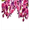 thumbnail image 3 of Floral Duvet Cover Set, Orchids Branches Symbolizing Purity, Decorative 2 Piece Bedding Set with 1 Pillow Shams, Twin Size, Pink Fuchsia White, by Ambesonne, 3 of 3