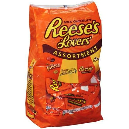 Reese's Snack Size Lovers Assortment Candy, 39.5 Oz.