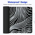 thumbnail image 4 of Abstract Topographic Map Black Mouse Pad Big Gaming Mouse Pad XXL Mousepad Large Keyboard Mat with Non-Slip Rubber Base Stitched Edges Mouse Mat Desk Pad for Gaming and Office, 4 of 6
