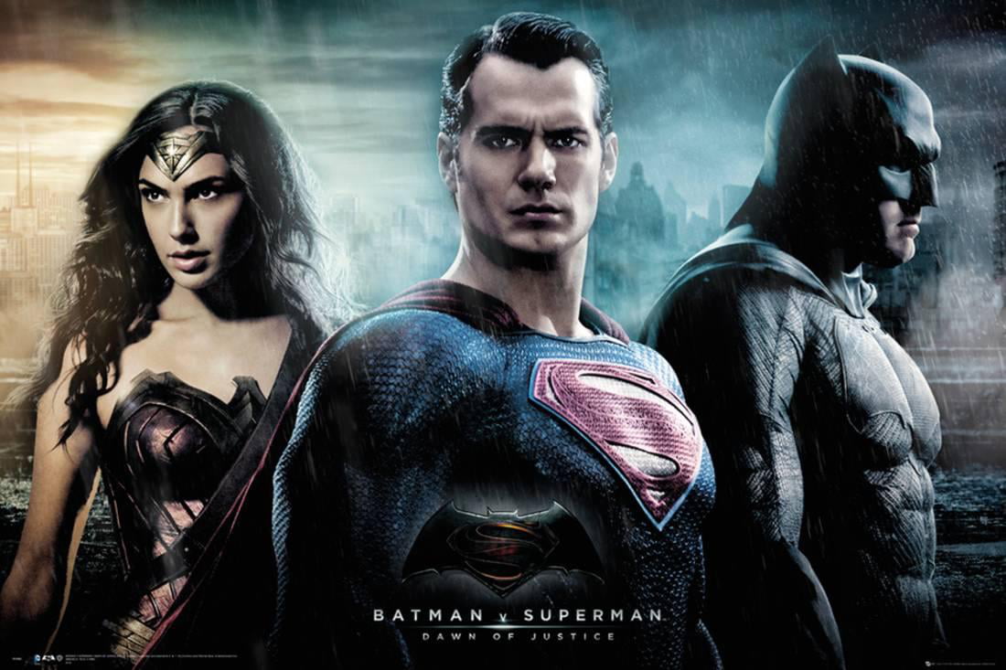 Batman vs. Superman- City Poster - 36x24 - Walmart.com